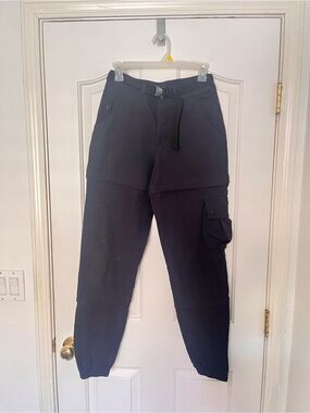 Outdoor Voices Black Utility Cargo Joggers